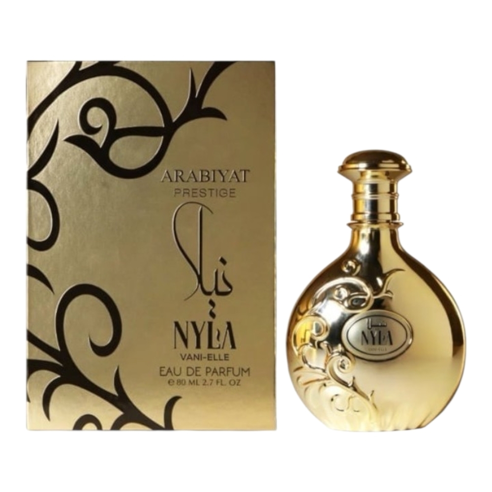 AUTHENTIC NEW Nyla Vani-Elle Arabiyat Prestige Eau de Parfum - Gold Bottle 80ml